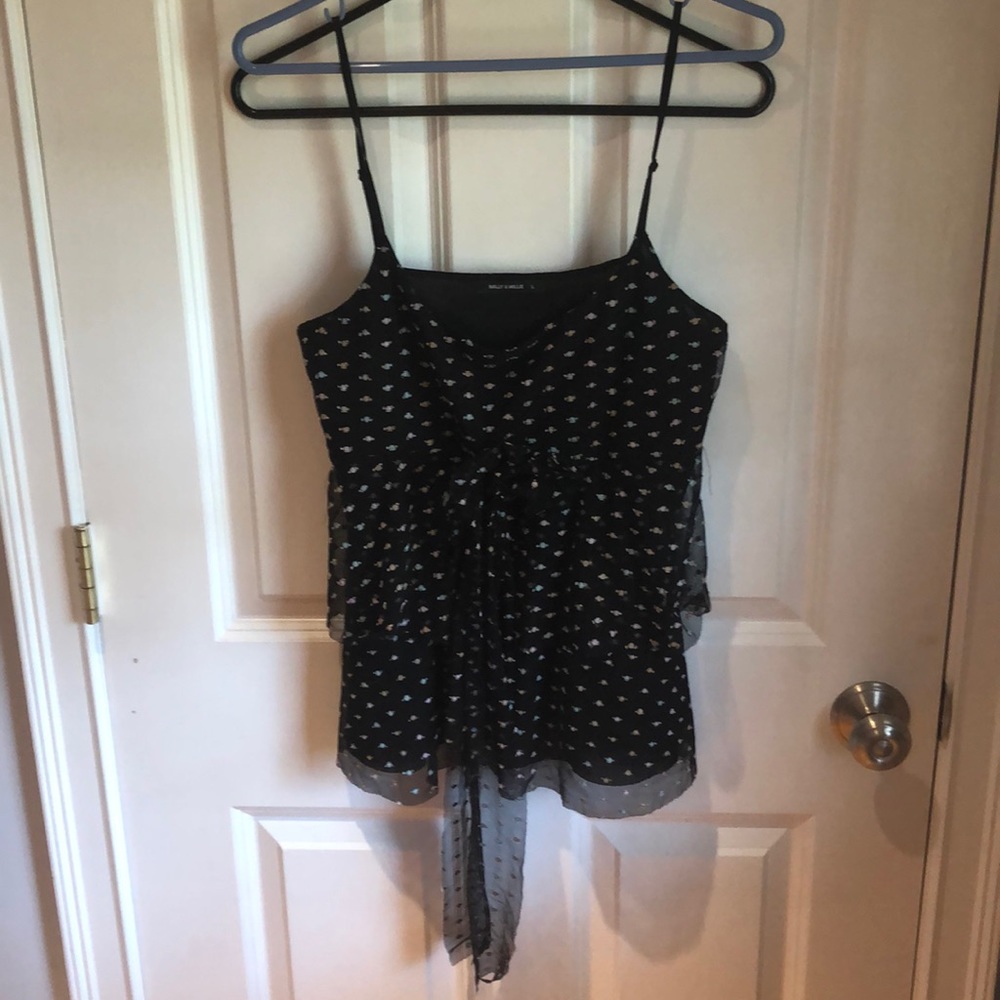 Black tang top